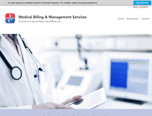 Tablet Screenshot of medical-billingservice.com